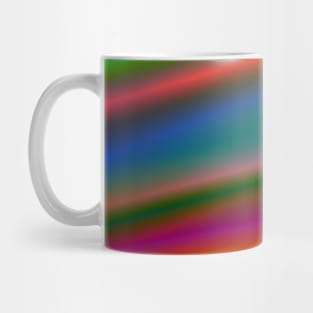 red blue green pink abstract art Mug